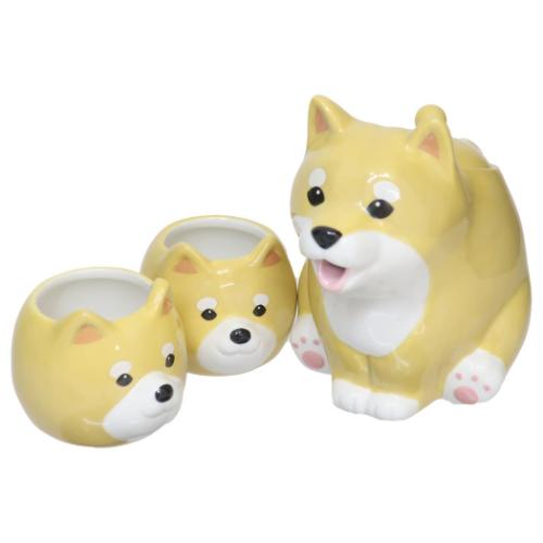 ティーセット 柴犬親子のティーセット いぬ 食器 グッズ