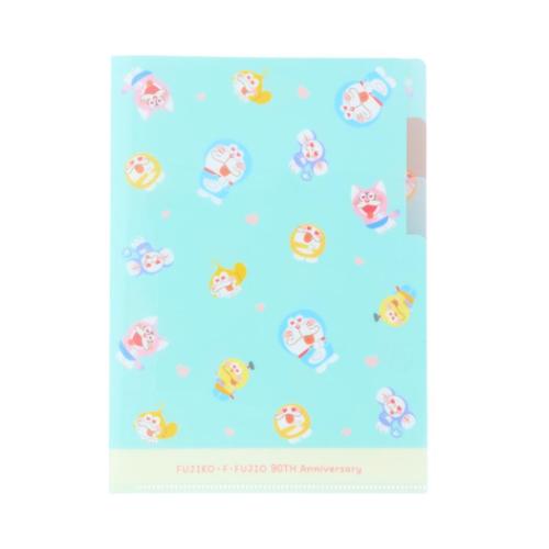 藤子F不二雄 ポケットファイル クリアファイルA5 3P 3ポケット おそろいポーズ チラシ キャラクター グッズ メール便可
