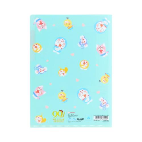 藤子F不二雄 ポケットファイル クリアファイルA5 3P 3ポケット おそろいポーズ チラシ キャラクター グッズ メール便可