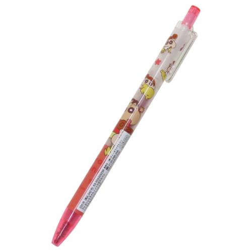 クレヨンしんちゃん カラーペン ノック式ゲルペン しんちゃんといっしょ レッド アニメキャラクター グッズ メール便可