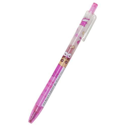 クレヨンしんちゃん カラーペン ノック式ゲルペン しんちゃんといっしょ ピンク アニメキャラクター グッズ メール便可