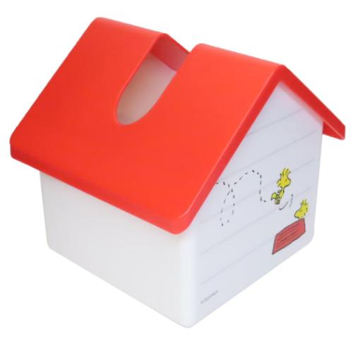 スヌーピー ティッシュカバー ハウス型ティッシュケース ドッグハウス ピーナッツ キャラクター グッズ