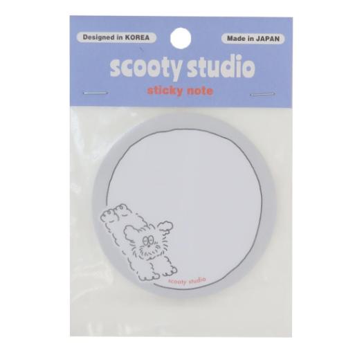 scooty studio 付箋 ふせん Michael circle かわいい グッズ メール便可