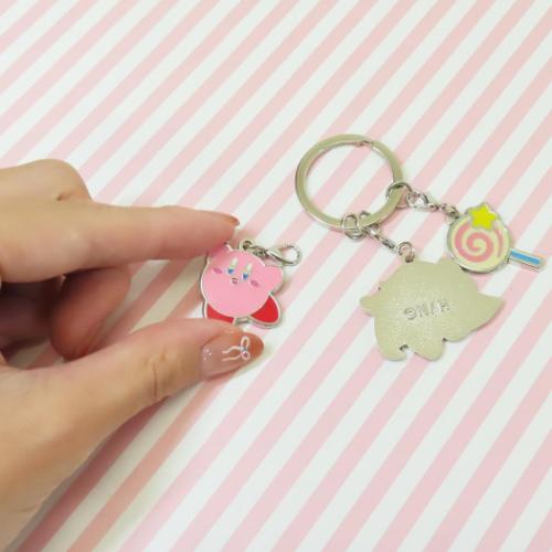 星のカービィ キーホルダー 3連キーリング カービィ＆メタナイト＆キャンディ キャラクター グッズ メール便可