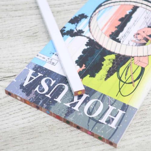 葛飾北斎 色えんぴつ パズル色鉛筆 尾州不二見原2 名画 グッズ メール便可