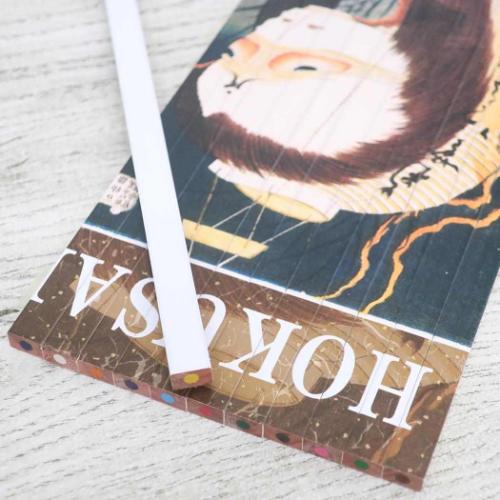 葛飾北斎 色えんぴつ パズル色鉛筆 お岩さん 名画 グッズ メール便可