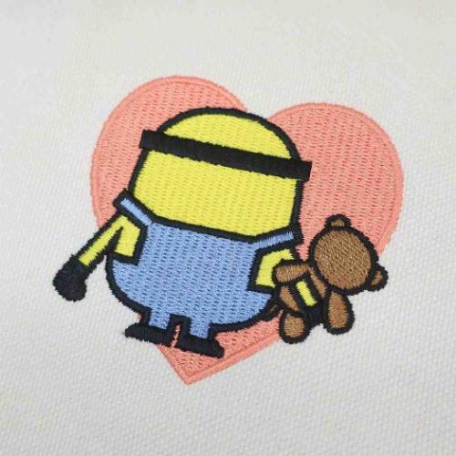 ミニオン ショルダーバッグ キャンバッグ 後ろ姿 ユニバーサル映画 キャラクター グッズ