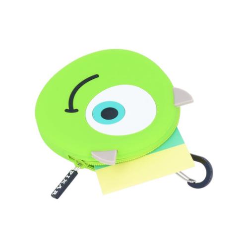 モンスターズインク ミニポーチ カラビナ付シリコンポーチ PIXAR MI マイク ディズニー キャラクター グッズ メール便可