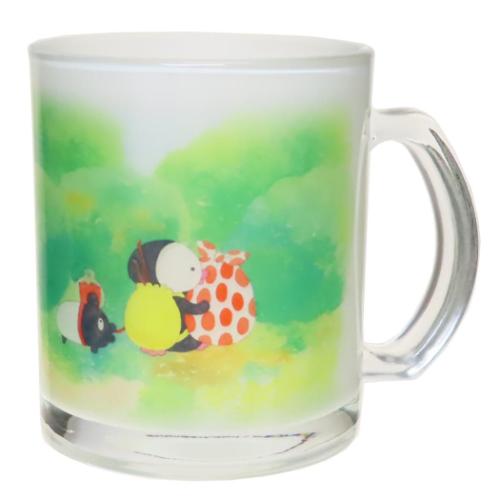 ゆめぎんこう マグカップ ガラスマグカップ おともだち 絵本キャラクター グッズ