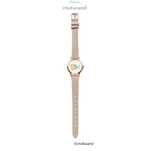モフサンド 腕時計 小丸マカロンウォッチ GY mofusand キャラクター グッズ メール便可