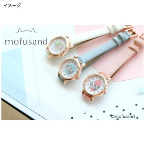 モフサンド 腕時計 小丸マカロンウォッチ GY mofusand キャラクター グッズ メール便可