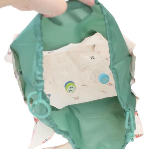 ムーミン エコバッグ ワイド底板付エコバッグ ルンルン 北欧 キャラクター グッズ メール便可