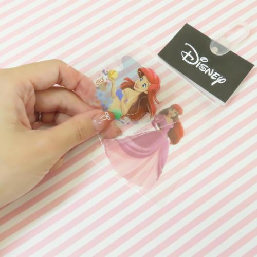 リトルマーメイド ダイカットシール クリアステッカーセット アリエル ディズニープリンセス キャラクター グッズ メール便可