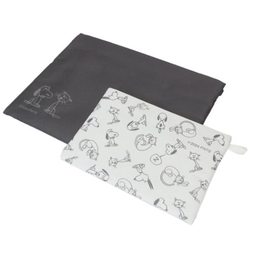 スヌーピー ミニポーチ 2Pステーショナリーポーチ スヌーピー＆ファーロン ピーナッツ キャラクター グッズ メール便可