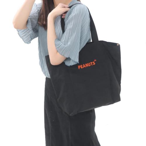 スヌーピー 手提げかばん トートバッグ BL ピーナッツ キャラクター グッズ メール便可