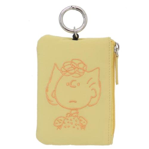 スヌーピー 定期入れ パスポーチ YE ピーナッツ キャラクター グッズ メール便可