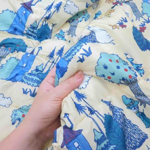 ムーミン ひざ掛け毛布 ポーチ付きブランケット ハウスブランケット 北欧 キャラクター グッズ