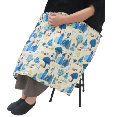 ムーミン ひざ掛け毛布 ポーチ付きブランケット ハウスブランケット 北欧 キャラクター グッズ