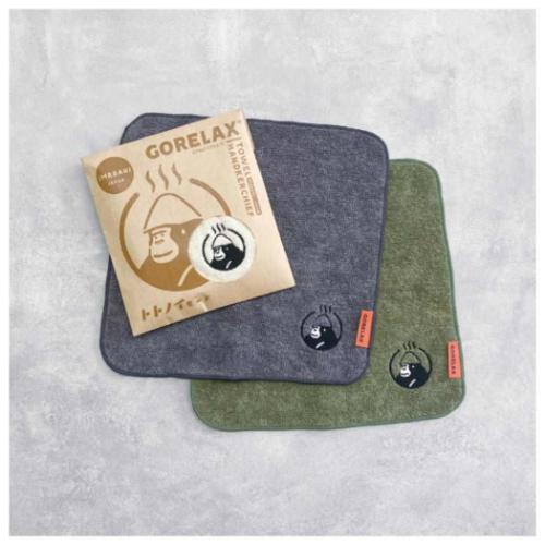 ごリラックス ミニタオル タオルハンカチ トトノイモード サ活 銭湯 グッズ メール便可
