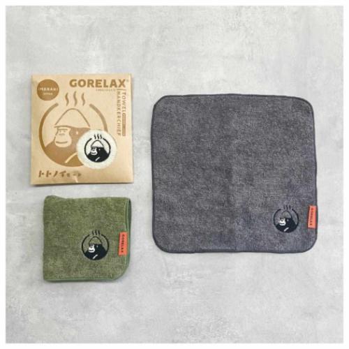 ごリラックス ミニタオル タオルハンカチ トトノイモード サ活 銭湯 グッズ メール便可