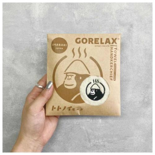 ごリラックス ミニタオル タオルハンカチ トトノイモード サ活 銭湯 グッズ メール便可