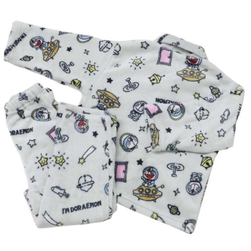 アイムドラえもん キッズファッション 総柄長袖ニットシャツ グレー サンリオ アニメキャラクター グッズ