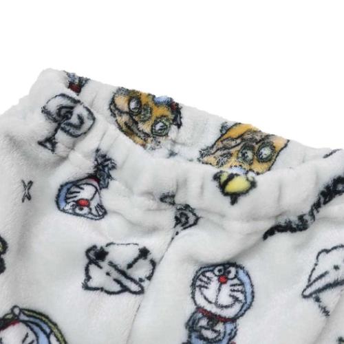 アイムドラえもん キッズファッション 総柄長袖ニットシャツ グレー サンリオ アニメキャラクター グッズ