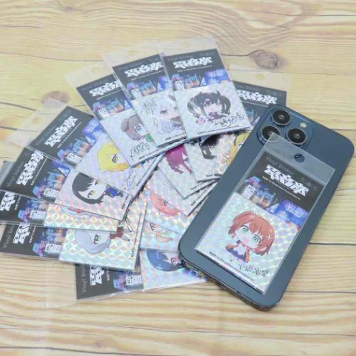 電音部 ステッカー キラキラシール カブキエリア 大神 纏 キャラクター グッズ メール便可