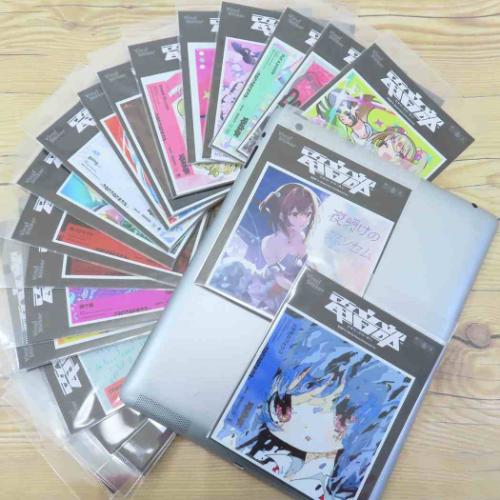 電音部 ステッカー CDジャケットステッカー 外神田文芸高校 桃源郷コンダクター キャラクター グッズ メール便可