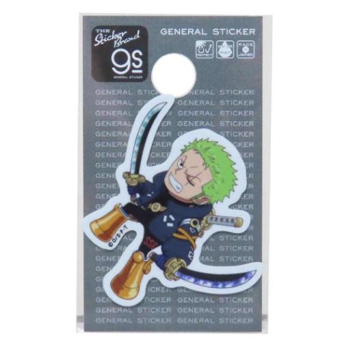 ワンピース ダイカットシール miniステッカー エッグヘッド編 ゾロ SD 少年ジャンプ アニメキャラクター グッズ メール便可