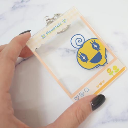 たまごっち キーリング アクリルフレームキーホルダー めめっち キャラクター グッズ メール便可