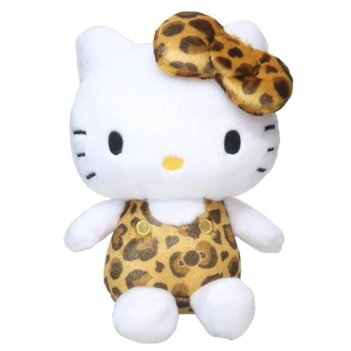 ハローキティ ぬいぐるみ お座りぬいぐるみ ヒョウ柄シリーズ ブラウン サンリオ キャラクター グッズ