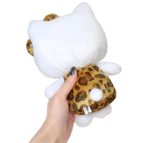 ハローキティ ぬいぐるみ お座りぬいぐるみ ヒョウ柄シリーズ ブラウン サンリオ キャラクター グッズ
