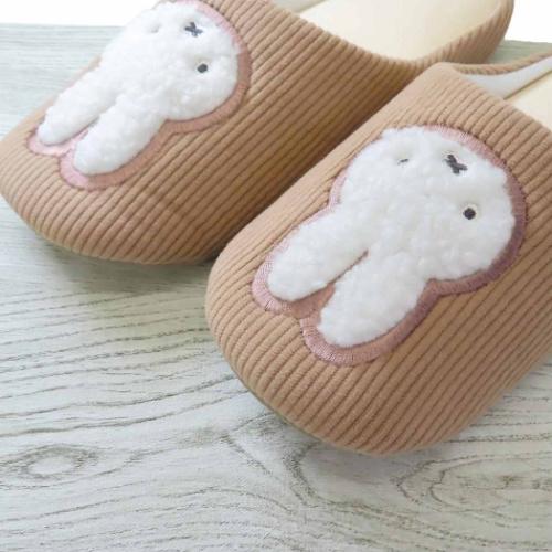 ミッフィー ルームシューズ ワッペンスリッパ BE ディックブルーナ 絵本キャラクター グッズ