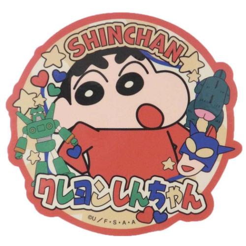 クレヨンしんちゃん ダイカットシール キャラクターステッカー しんちゃん サークル アニメキャラクター グッズ メール便可