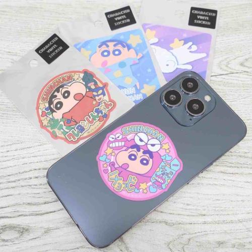クレヨンしんちゃん ダイカットシール キャラクターステッカー 流れ星 BL アニメキャラクター グッズ メール便可