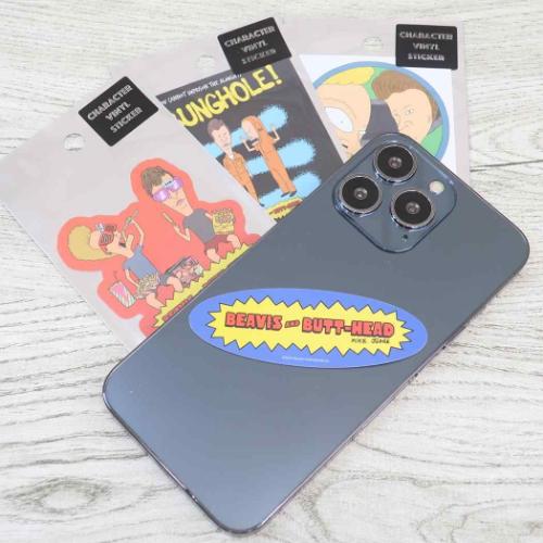 ビーバスアンドバットヘッド ダイカットシール キャラクターステッカー OR キャラクター グッズ メール便可