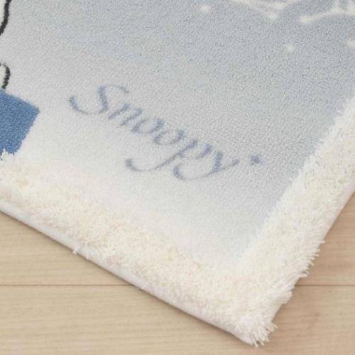 スヌーピー トイレ用品 ロングトイレマット 星空スヌーピー ブルーグレー ピーナッツ キャラクター グッズ