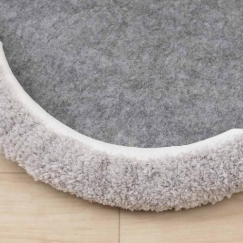 シマエナガちゃん トイレ用品 トイレふたカバー グレー かわいい グッズ