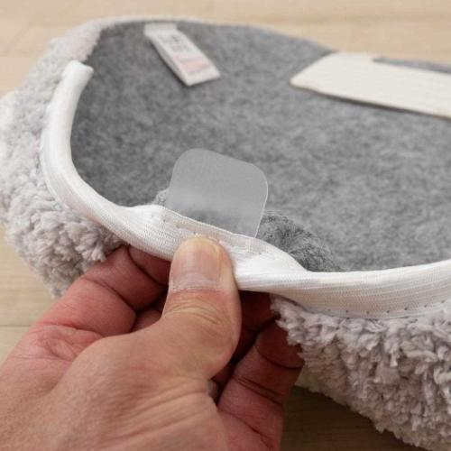 シマエナガちゃん トイレ用品 トイレふたカバー グレー かわいい グッズ