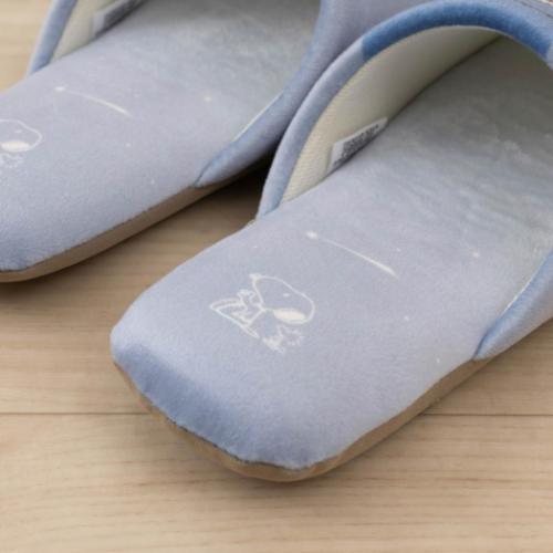 スヌーピー トイレ用品 スリッパ 星空スヌーピー ブルーグレー ピーナッツ キャラクター グッズ