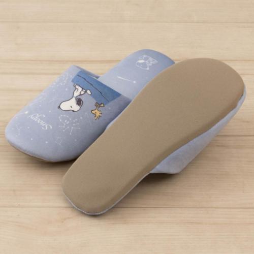 スヌーピー トイレ用品 スリッパ 星空スヌーピー ブルーグレー ピーナッツ キャラクター グッズ