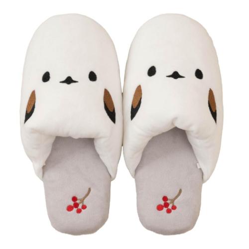 シマエナガちゃん トイレ用品 スリッパ グレー かわいい グッズ
