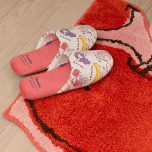 スヌーピー トイレ用品 スリッパ フレッシュフルーツ レッド ピーナッツ キャラクター グッズ
