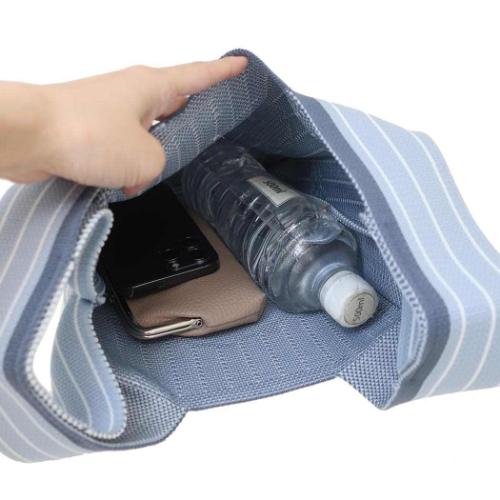 スヌーピー ミニバッグ ニットミニトート BL ピーナッツ キャラクター グッズ メール便可