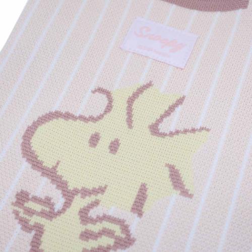 スヌーピー ミニバッグ ニットミニトート PK ウッドストック ピーナッツ キャラクター グッズ メール便可