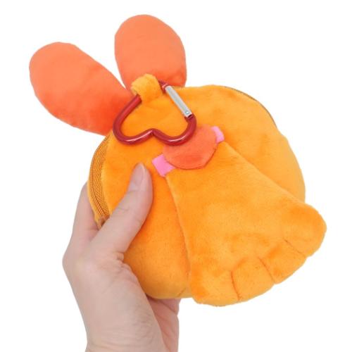 パワーパフガールズ ミニポーチ カラビナ付きぬいぐるみファスナーマスコット ブロッサム キャラクター グッズ