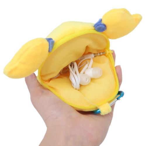 パワーパフガールズ ミニポーチ カラビナ付きぬいぐるみファスナーマスコット バブルス キャラクター グッズ