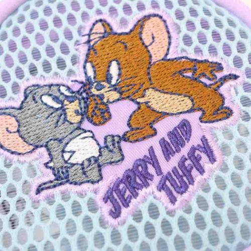 トムとジェリー カラビナ付きポーチ メッシュミニポーチ ブルー ワーナーブラザース キャラクター グッズ