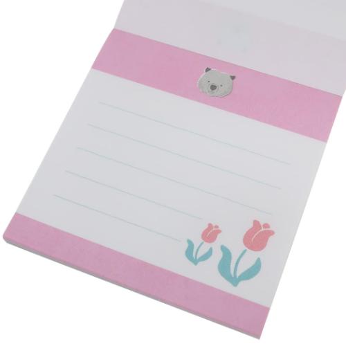 アニマル百貨店 メモ帳 メモパッド スクエア ウォンバット どうぶつ 伝言 事務用品 グッズ メール便可